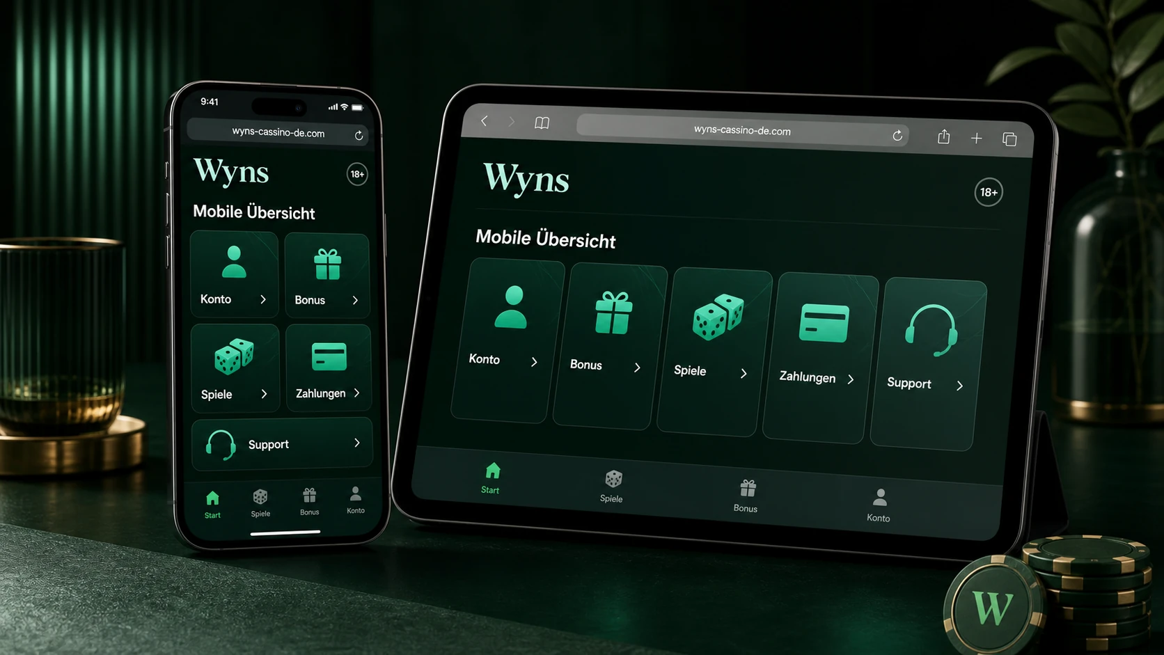 Was ist die Wyns Casino App?